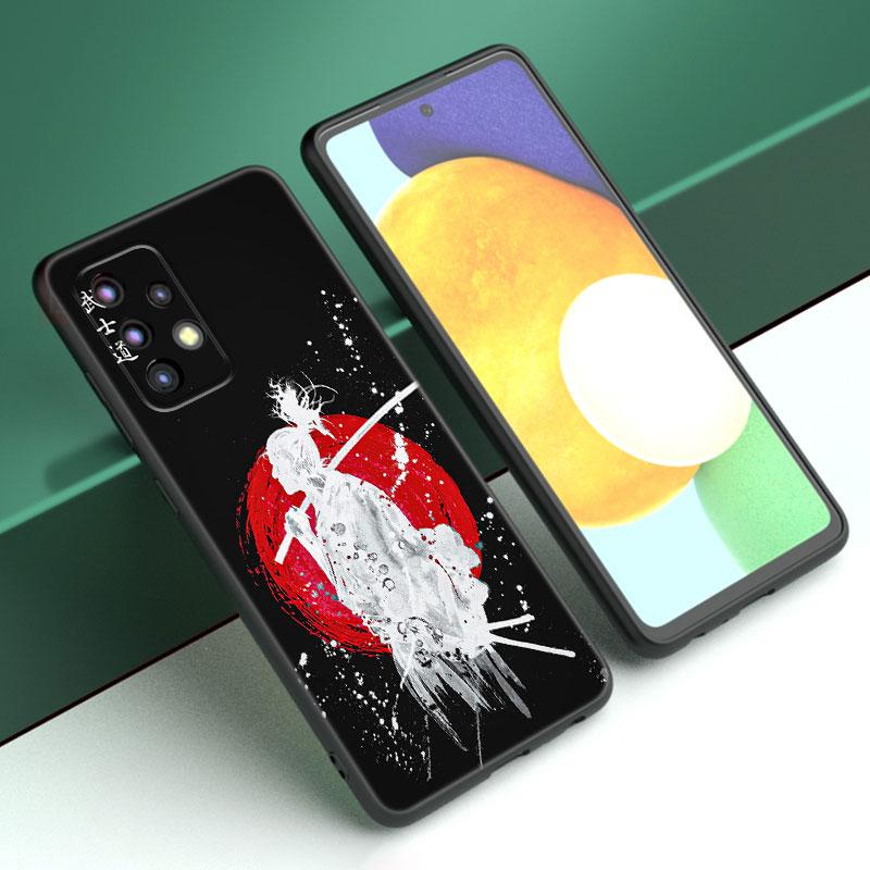 Red Sun Japanese Anime Phone Case For Samsung A13 A22 A24 A32 4G A34 A35 A52S A53 A54 A55 A73 5G A12 A14 A15 A31 A33 A50 A51 A72