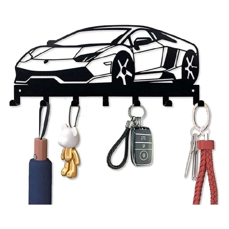 Versatile Metal Wall Mounted Key Organizers with Easy Setups rusts Resistant Wall Hanger for Home entryway or Office Use