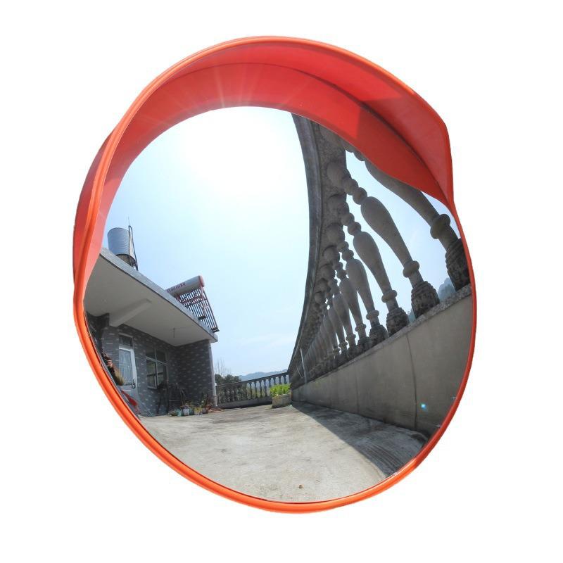 HD Wide-Angle Indoor/Outdoor Convex Mirror for Garage and Road Traffic Safety