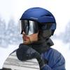 Odoland Ski Helmet & Goggles Set (Dial-fit, OTG, Anti-fog, UV Protection) for Adults & Teens