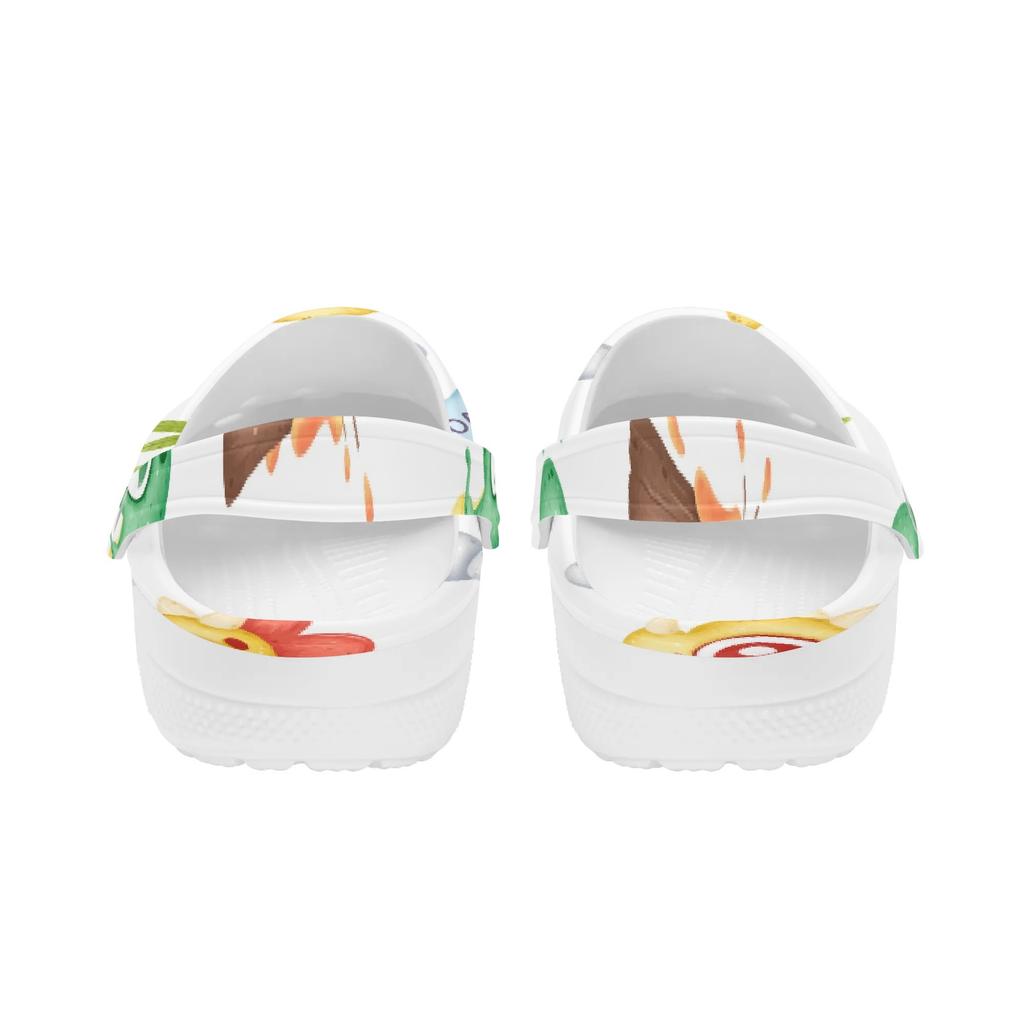 Adult Unisex Art Printed EVA Casual Clogs Lightweight Flexible Slip On Soft Shoes Lightweight Summer Sandals Daily Walking