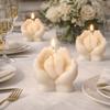DIY Craft Hand Holding Feet Mold Decorative Soap Mould Silicone Candle Mold  Aromatherapy Use