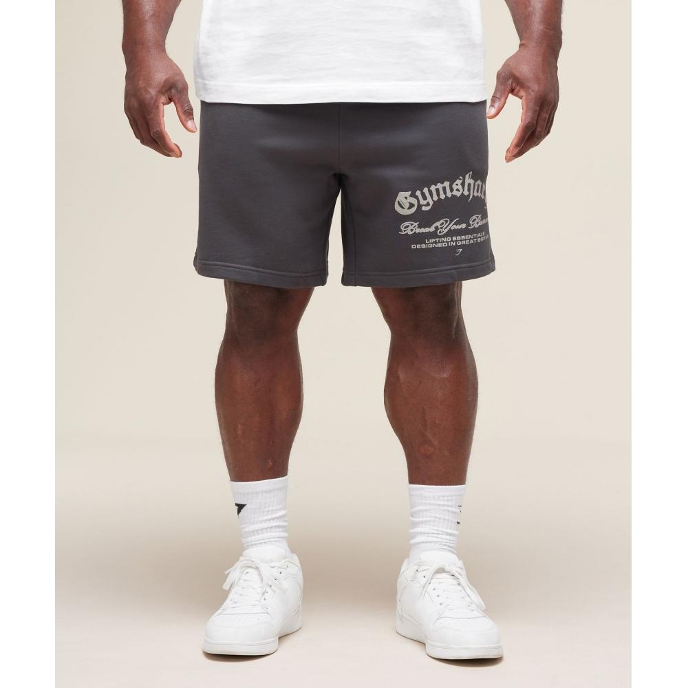 

Gymshark Break Your Barriers Shorts Onyx Grey A2b1g Gb7n XS