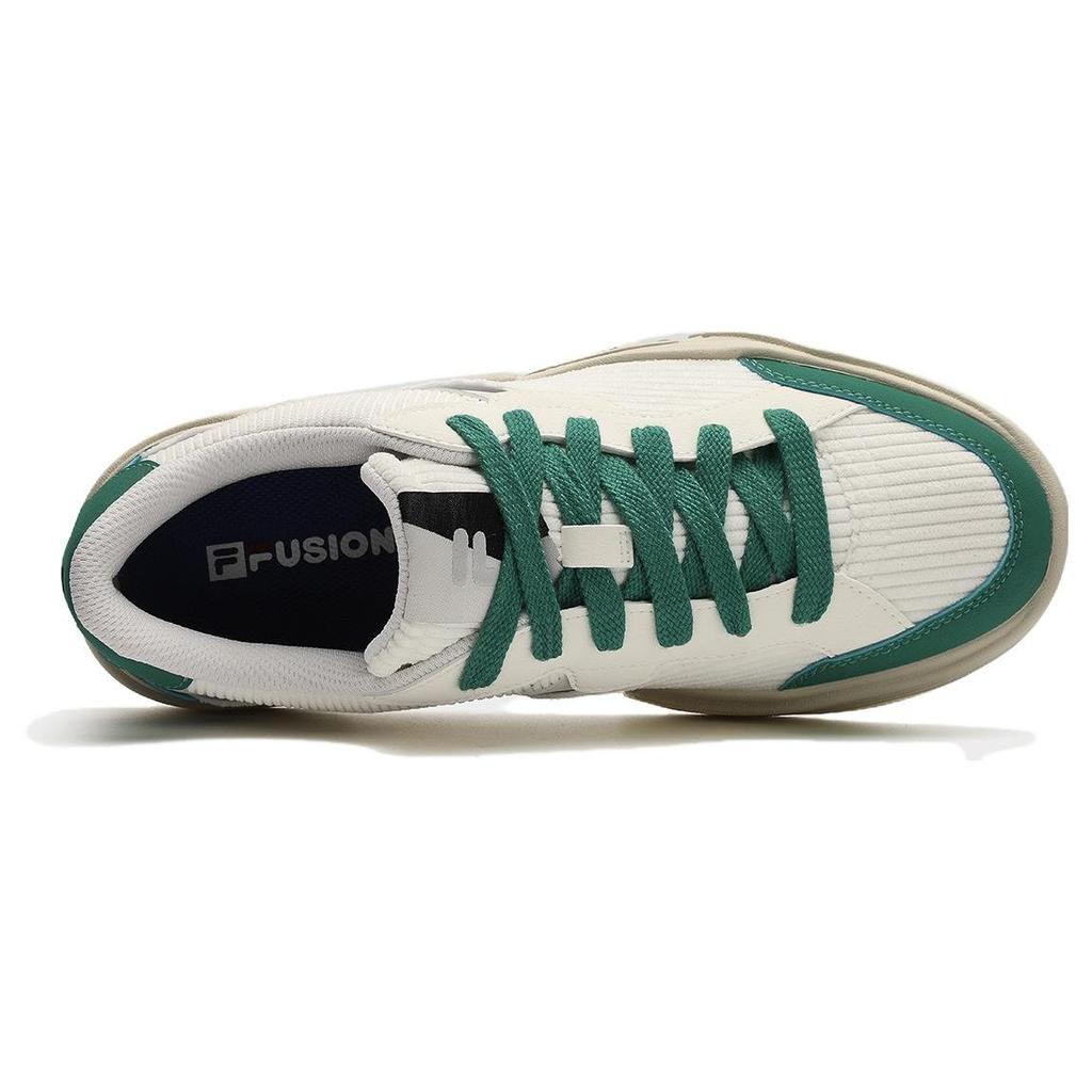 Fila Pop II Fabric Synthetic Leather Comfortable Versatile Durable Lightweight Low-Top Casual Shoes Women Sneaker Light-Green T12W342203FGS