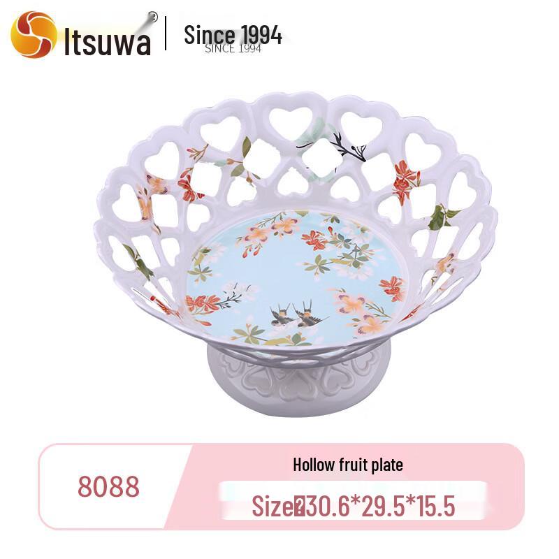 Wuhe Food-Grade Melamine Round Snack and Fruit Plate