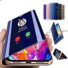 Funda de Teléfono Espejo Inteligente Para Samsung Galaxy A02S S21 S20 Ultra S10 Plus S10E A12 A22 A32 A52 A72 A82 A51 A71 A50 A70 A21S Cubierta