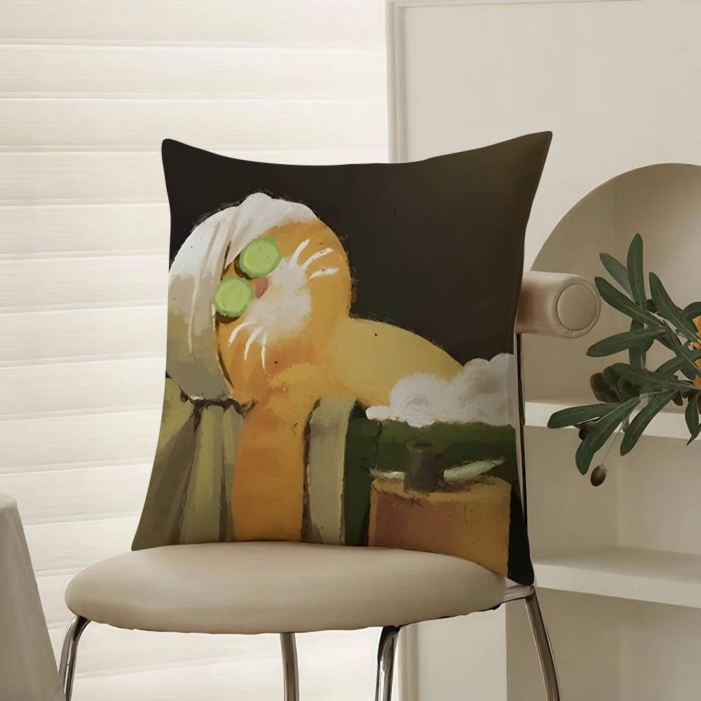 Party Of Animals Roligt örngott Komfort Soffsäng Silkeslent elegant Osynlig dragkedja Dekorativt kuddöverdrag