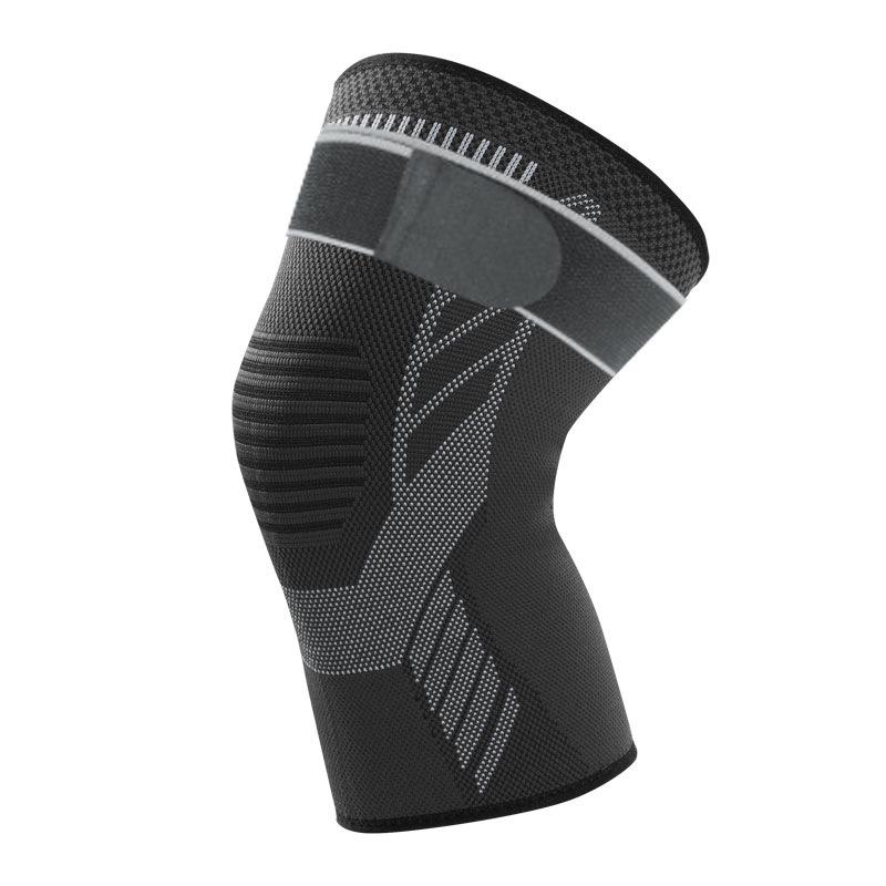 Knit Breathable Sports Knee Pads for Men - Compression Support for Basketball, Cycling, and Meniscus Protection