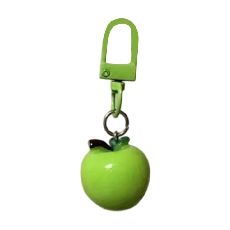 Cute Resin Fruit Keyring Artistic Design Personalized Accessory Stylish Bag Hanging Ornament For Teens Adults Gift