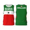 Somaliland Flag Men Basketball Sports Running Fitness Multifunction Sleeveless Tshirt Exclusive Custom Name Nunber