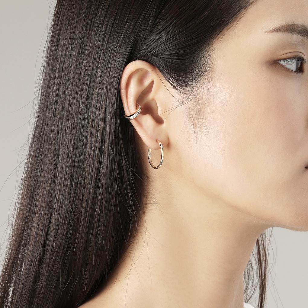 LLOYD Ear Cuff Spring-Decorated Gold Earrings LPTJ2049T