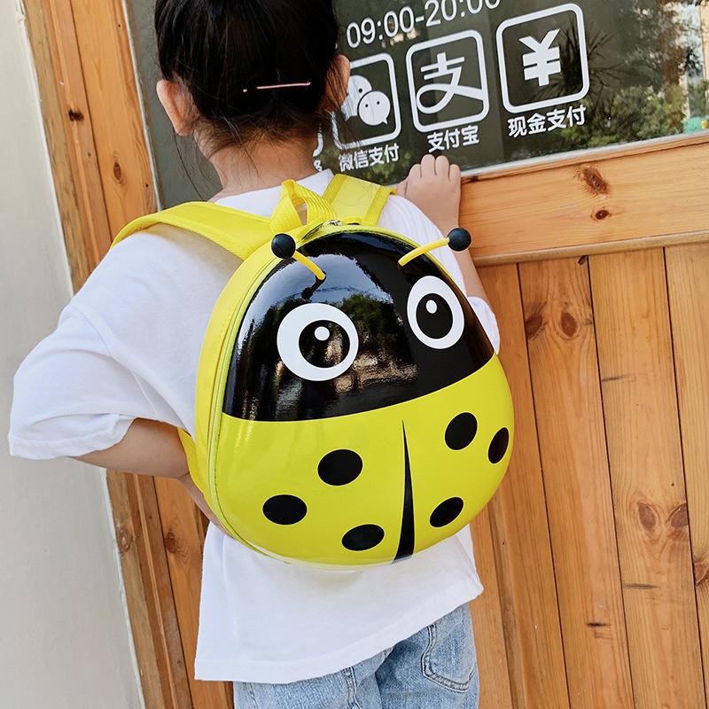 Lightweight And Spacious Children's School Bag With Ladybug Design Ideal For Boys And Girls