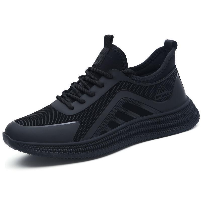 Four Seasons Men's Sneakers Breathable Trend Casual Fashion Versatile Soft Sole Wear-resistant Shoes