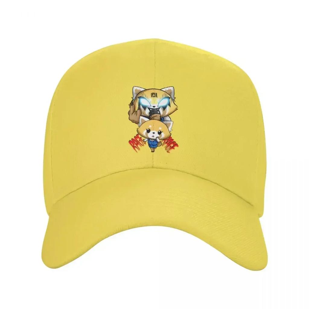 Fashion Unisex Heavy  Trucker Hat Adult Manga Aggressive Retsuko Adjustable Baseball Cap Men Women Outdoor