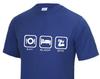 Eat Sleep Gym T-Shirt – Lightweight Fitness Tee