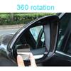 Car Motorcycle Accessories Wide Angle HD Glass Blind Spot Mirror 360 Degree Rotation Convex