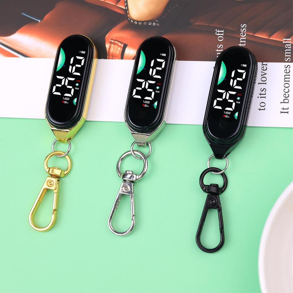 In-Stock Student Exam Touchscreen LED Keychain Watch with Luminous Display