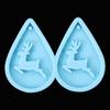 Crystal Jewelry Making Tools Merry Christmas Earrings Resin Mold Pendant Molds Resin Silicone Mould