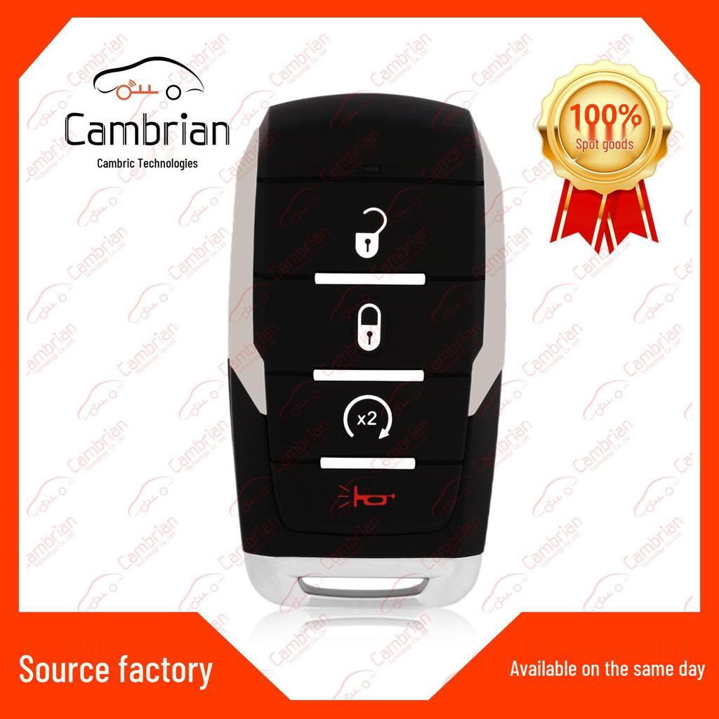 Dodge Car Key Smart 4-Button Remote: OHT-4882056