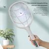 Electric Mosquito Killer USB Rechargeable Intelligent Fly Swatter Mosquito Trapper 2 In 1 Summer Fly Swatter Trap Flies Insect Killer Pest Control