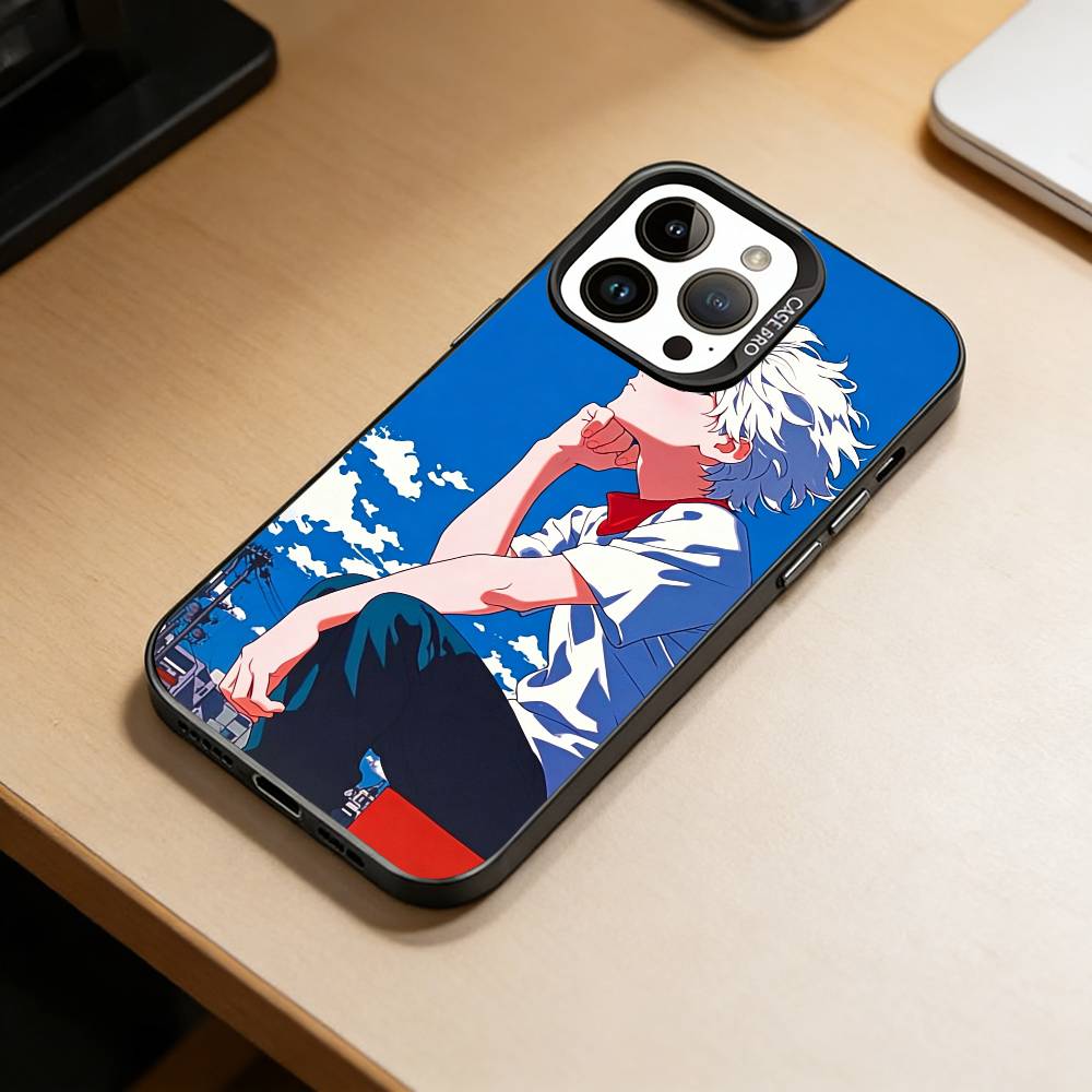 HH-Hunter X Hunter Phone Case For iPhone 17,16,15,14,13,12,11 Plus,Pro Max,XS,Colored Silver Plated Inside Cover