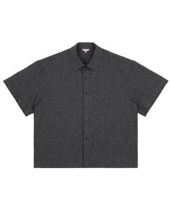 Pilpeu Vintage Garden Crop Half Shirt 46 (Charcoal)