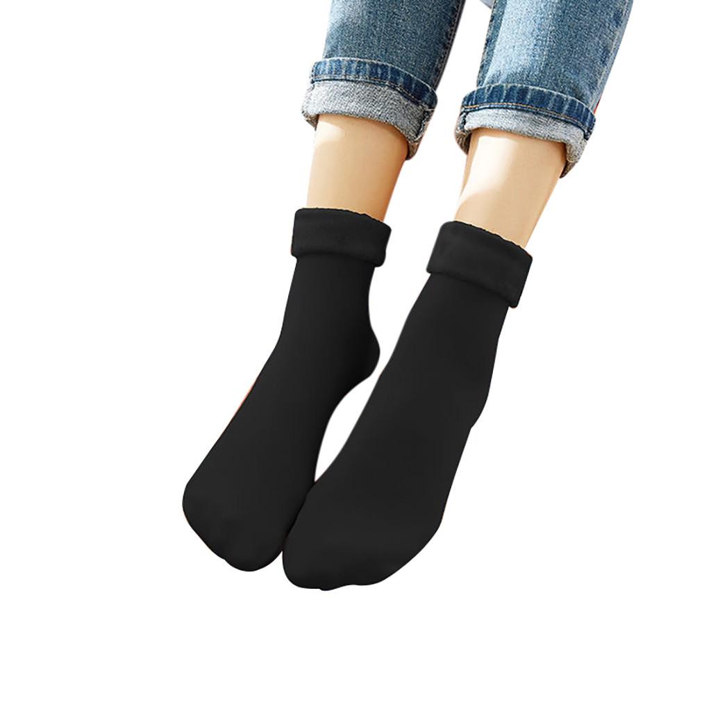 

Зима Плюс Бархат Толстые Снежные Носки Для Мужчин и Женщин Чулки