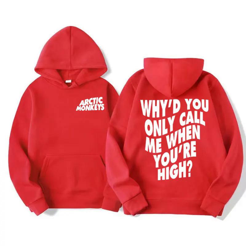 Unisex style unisexArctic Monkeys Hip-hop Singer New Hoodies Singer Graphic Printing Sweatshirts for Fans Long Sleeve Men Women Clothing Hoodies