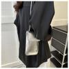 Fashion Handbag Shoulder Bag Crossbody PU Leather Messenger Bag Solid Color Cell Phone Purse Women