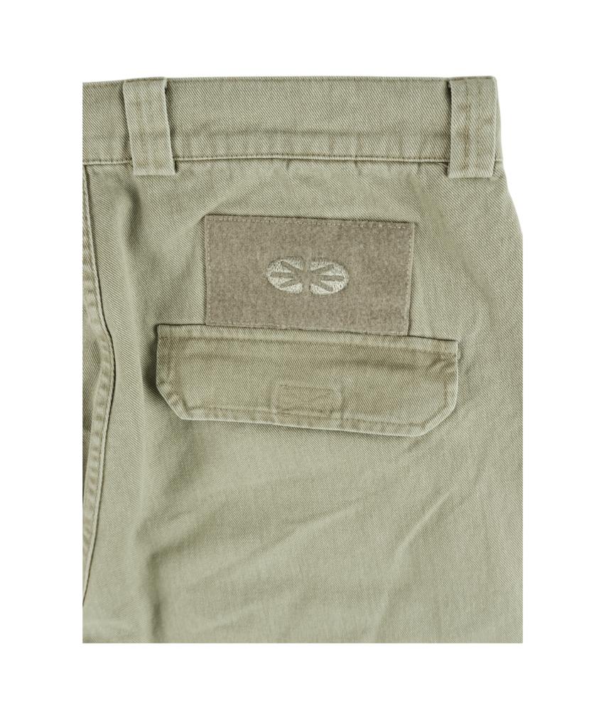 Ialtial Front Pocket Biker Cargo Pants Olive