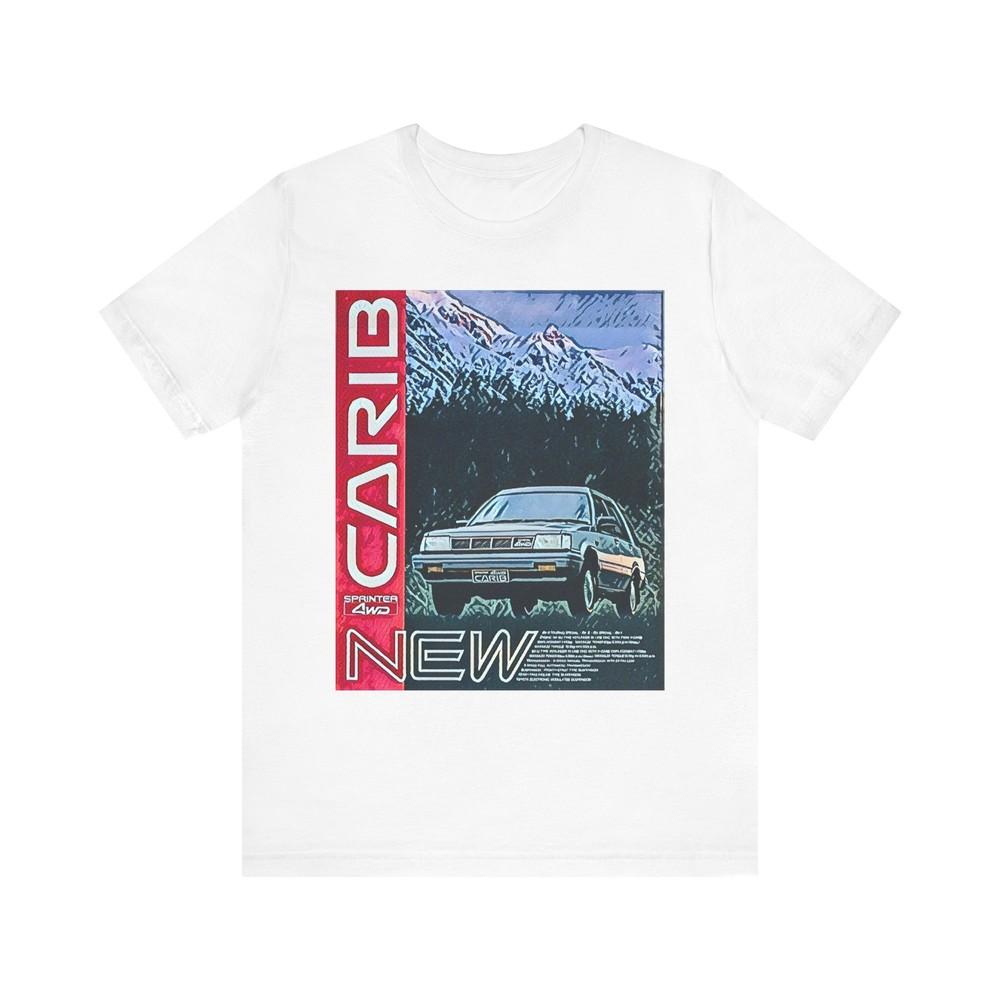 

Yota Sprinter Carib Graphic Print Tee Shirt Short Sleeve Crewneck Car Art NEW S