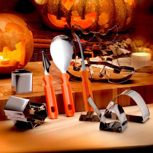 BEAUTY PLAYER Halloween Pumpkin Carving Kit with 13 Decorative Cutting Tools for Halloween Pumpkin Lanterns, DIY Carving Tools, Lantern Making
