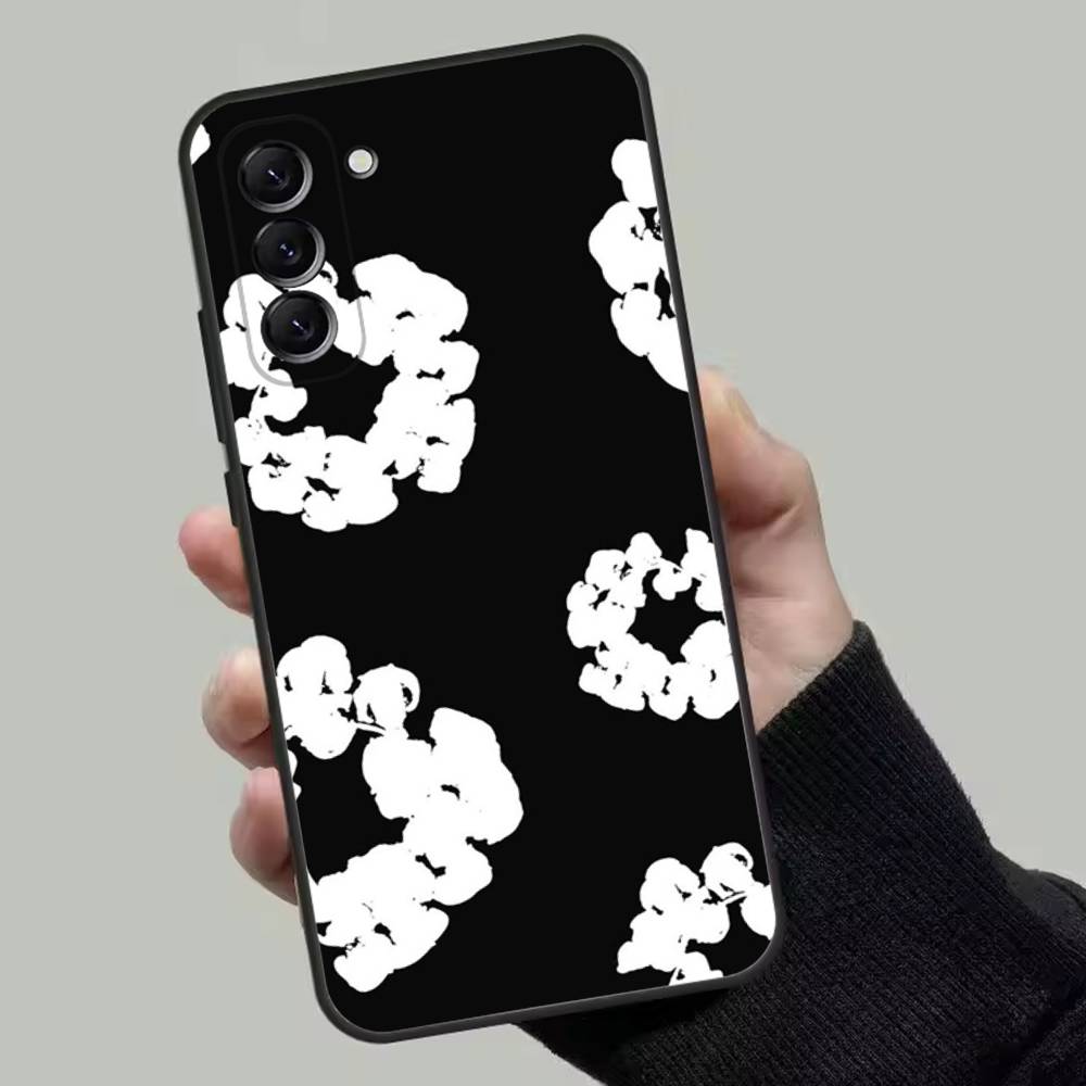 Flower D-Denims T-Tears Phone Case For Samsung Galaxy A73,72,51,53,52,71,22,5G,Note,J7,8,9 Soft Black Cover SamsungNote9