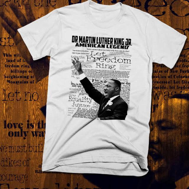 Martin Luther King T-Shirt I Have a Dream Selma March Black History Month new S