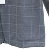 Ungetragener uniform experiment 20SS Windowpane-Check 3B taillierter Blazer Herren Gebraucht