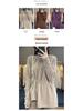 High-Neck Pure Wool Drawstring Sweater - Women's Autumn/Winter Loose Cashmere Knit