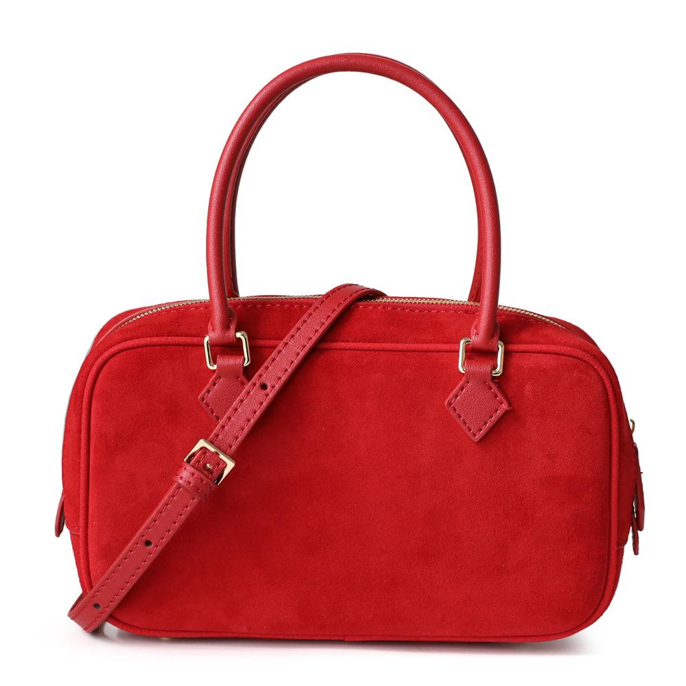High-End Sheepskin Feather Bag for Women Small Square Handheld Shoulder Crossbody Bag Elegant Clutch