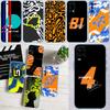 Racer Number One Transparent Phone Case for Motorola Moto G7 G8 G9 G84 G85 G73 G24 G15 Z2 Play Power Plus