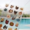 Puffy Jelly Stickers Funny Ugly Cute KT Cat Self Adhesive Waterproof for Journaling Camera Pen Holder Water Bottle Decor Ready