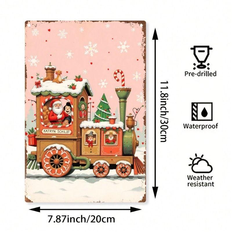 

Vintage Metal Wall Art Tin Sign Retro Poster Plaque Home Decor 20x30cm