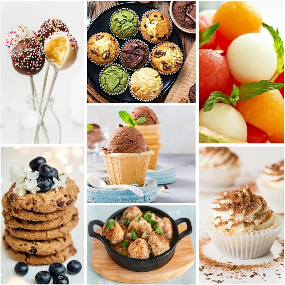 Baking Ice Cream Scoop Kitchen Tools Stainless Steel Spring Handle Mashed Potato Watermelon Ball Spoon Home Kitchen Accessories