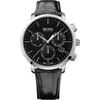 Boss Signature Black Dial Black Leather Men's Quartz Watch 1513266