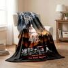 Attack on Titan blanket Flannel Blanket Soft Cozy Plush Throw for Sofa Bed Lightweight Home Decor