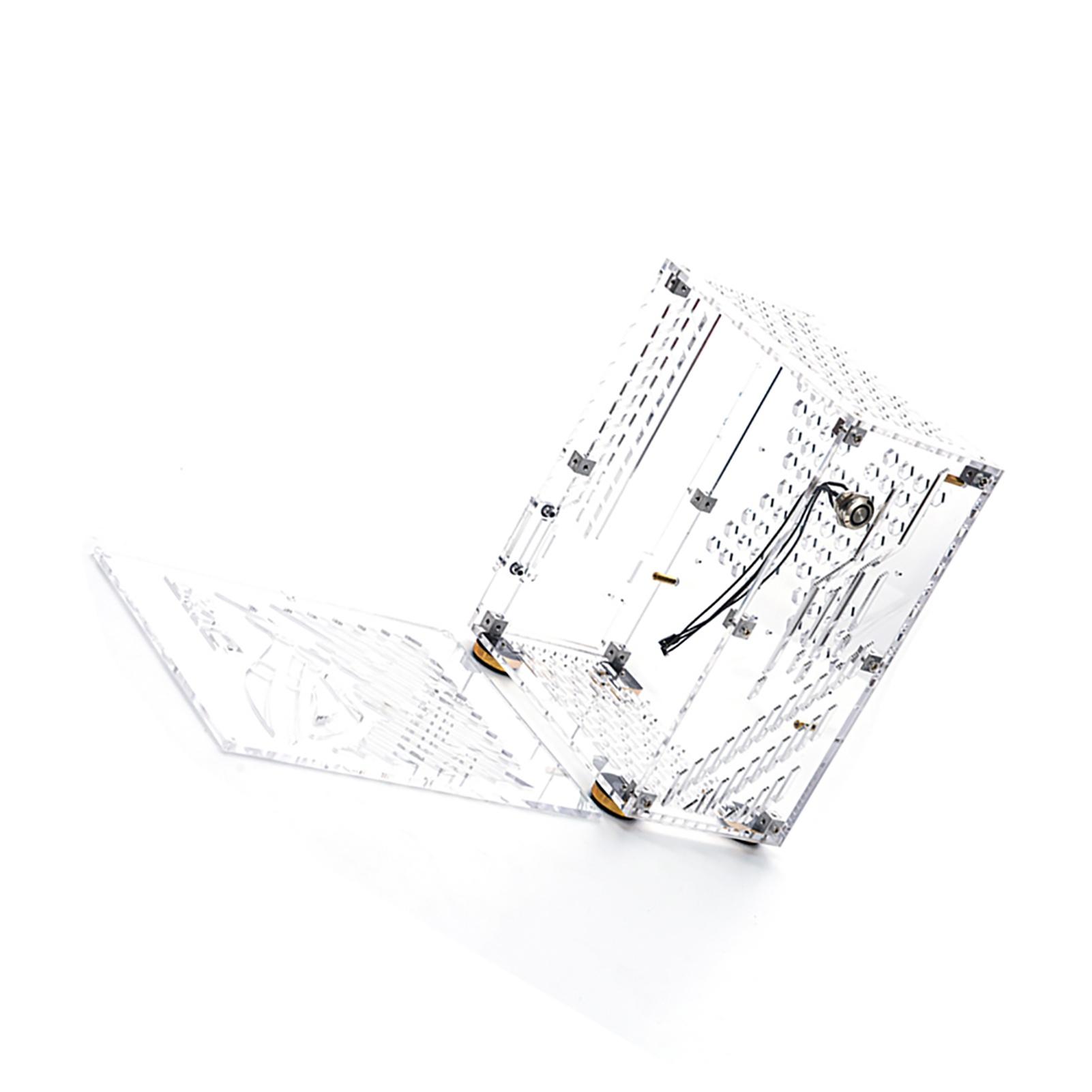 

Портативный Маленький Компьютерный Корпус Плексигласовая Оболочка Компактный Корпус для ПК Настольный Корпус для ПК Материнская плата Mini ITX Блок питания FLEX прозрачный