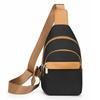 Dámska náprsná taška s kontrastnou farbou, veľkokapacitná taška cez rameno/crossbody