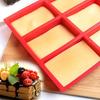 1buc, mini tavă, formă de copt din silicon cu 9 cavități pentru mini prăjitură și pâine, chiflă, pâine de porumb, brownie, brioșă, săpun dreptunghiular