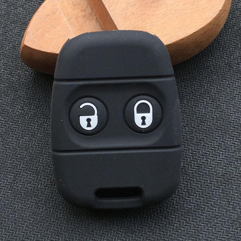 Silicone Car Key Cover Case for Rover MG for Land Rover Defender Freelander 2Buttons Remote Key Alarm Key Case Shell