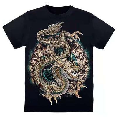 Streetwear Fly Dragon 3D T-shirt Männer Frauen Gedruckt Top Casual Paare Punk T Shirts Rundhals Kurzarm T