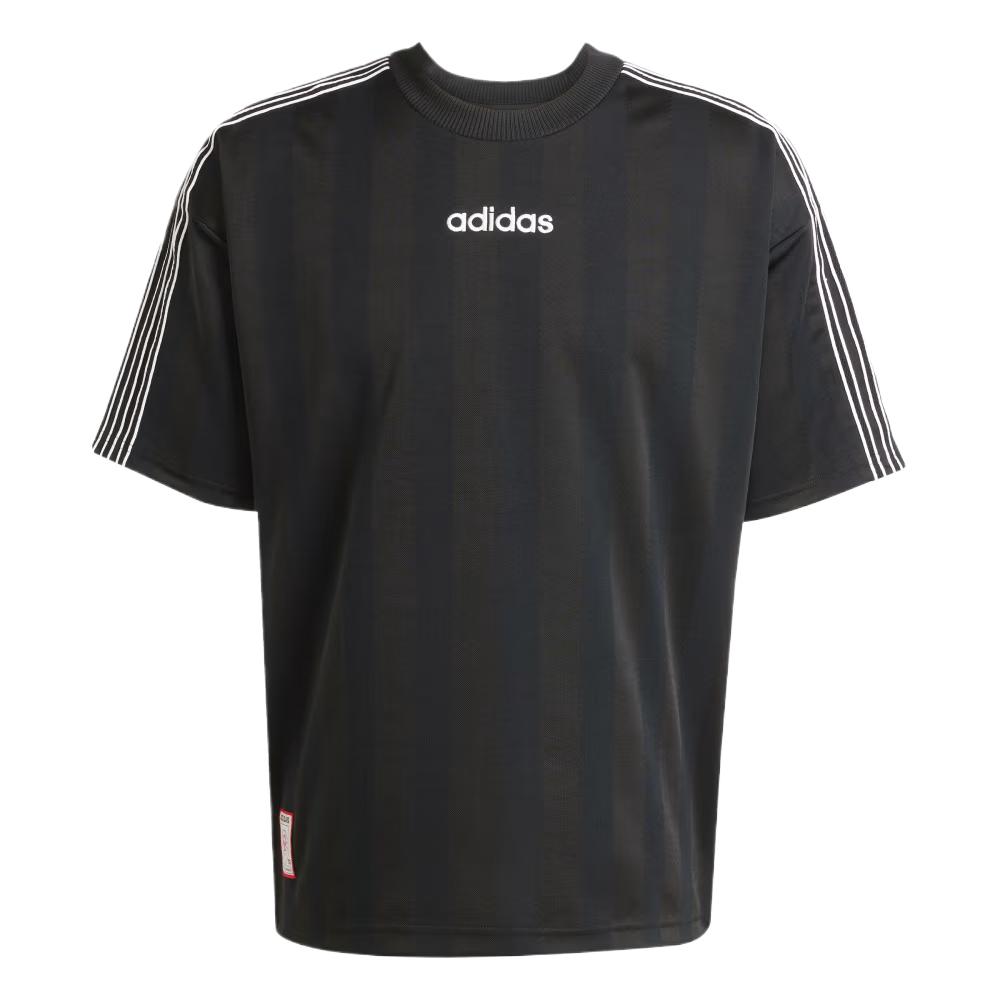 Adidas Originals 90S Comfortable Simple Versatile Fashion Striped Football Shirt Men tops JX3068 M
