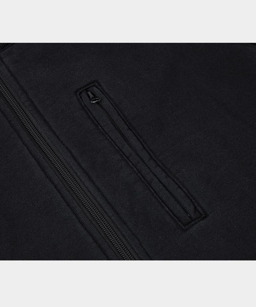 Lettercomo Heavy Cotton Utility Bio Track Jacket Black
